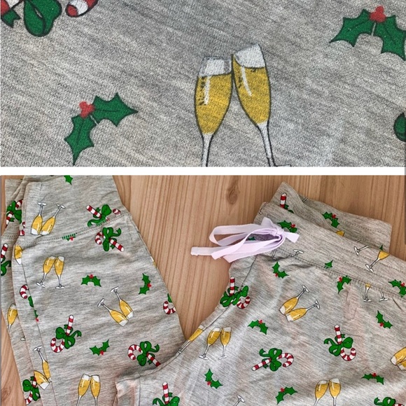 NWT Mistletoe & Mimosas Tabitha Webb Pajama set Super Soft - Picture 2 of 7